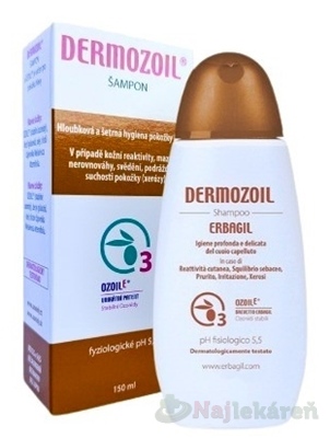 Dermozoil šampón pre citlivú pokožku hlavy OzoilE 150 ml