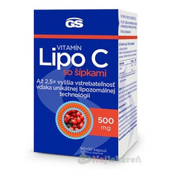 GS Vitamín Lipo C 500 mg so šípkami 90+10 kapsúl