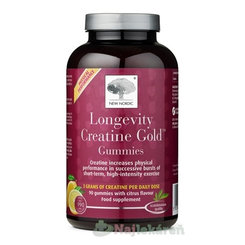 NEW NORDIC Longevity Creatine Gold Gummies 90 ks