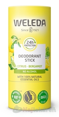 WELEDA DeoStick Citrus a Bergamot 50 g kúpite na Najlekaren.eu