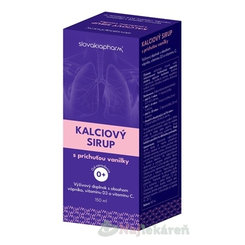 Slovakiapharm KALCIOVÝ SIRUP Vanilka 150ml