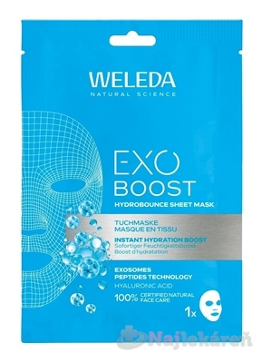 WELEDA EXO BOOST Superhydratačná maska 1ks kúpite na Najlekaren.eu