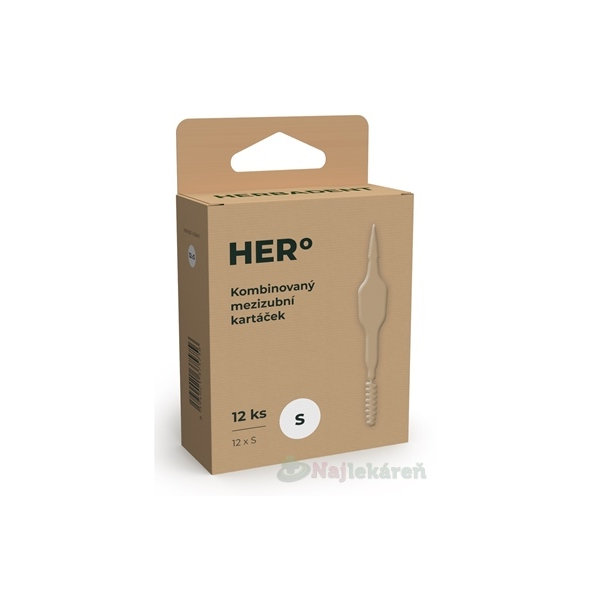 HERBADENT HERO medzizubné kefky S 12ks