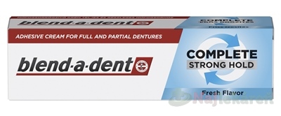 Blend-a-dent Complete Stronghold Fresh fixačný krém na zubnú protézu