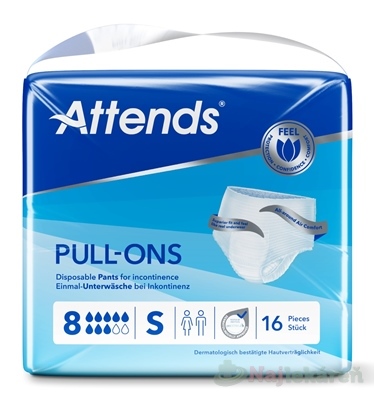 ATTENDS Pull-Ons 8 S inkontinenčné nohavičky 16 ks