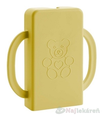 KAPSÁČEK držiak na detskú kapsičku žltý 1 ks