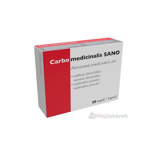 CARBO MEDICINALIS SANO TBL 20