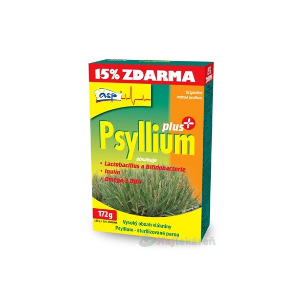 Asp Psyllium Plus 15% ZDARMA 172 g