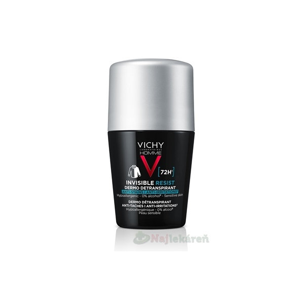 VICHY HOMME Invisible Resist antiperspirant pre mužov 50ml