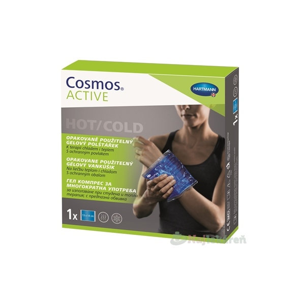 Cosmos ACTIVE Gélový vankúšik hot/cold 13x14 cm 1 ks