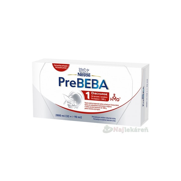 PreBEBA 1 DISCHARGE mliečna dojčenská výživa 32x90ml