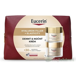 Eucerin Vianočná taštička HYALURON-FILLER + ELASTICITY denný krém + nočný krém