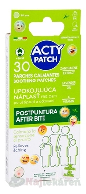 E-shop ActyPatch Upokojujúca náplasť PRE DETI 30ks