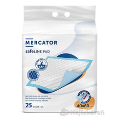 MERCATOR safeLINE PAD Podložka absorpčná 40x60 cm 25 ks