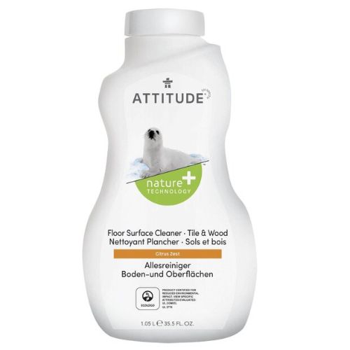 ATTITUDE Čistič na podlahy a drevo s vôňou citrónovej kôry 1040 ml