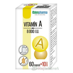EDENPharma VITAMÍN A 8000 I.U. 70 kapsúl