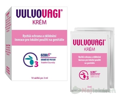 VULVOVAGI krém na zápal vulvy Ozoile 3 ml 10 vrecúšok kúpite na Najlekaren.eu