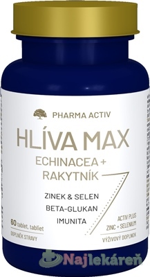 Pharma Activ HLIVA MAX Echinacea + Rakytník 60 kapsúl