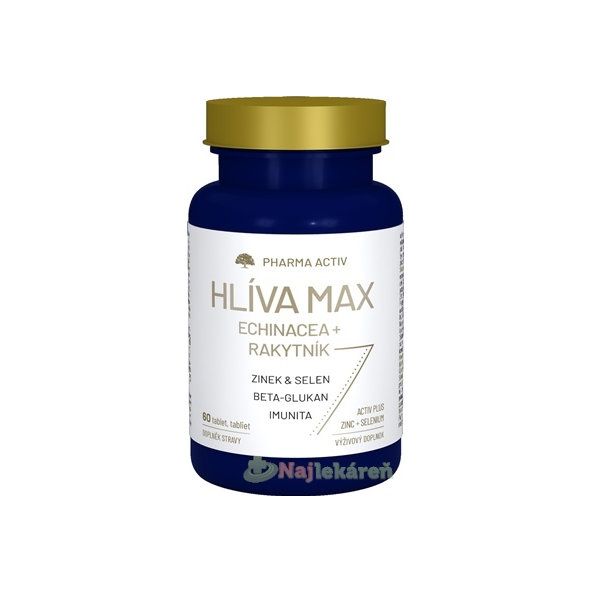 Pharma Activ HLIVA MAX Echinacea + Rakytník 60 kapsúl
