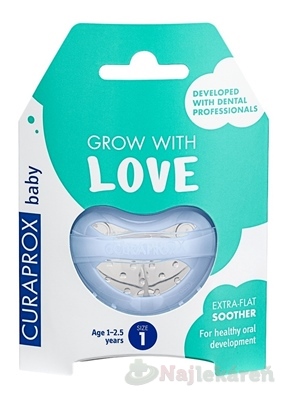CURAPROX Baby korekčný cumlík veľkosť 1 modrý 1 ks kúpite na Najlekaren.eu