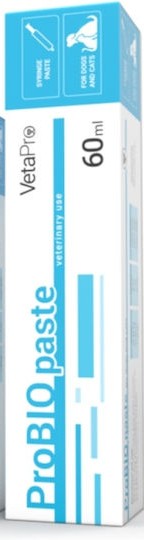 VetaPro ProBio pasta na udržanie dobrého trávenia pre psy a mačky 60ml