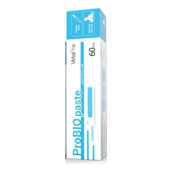 VetaPro ProBio pasta na udržanie dobrého trávenia pre psy a mačky 60ml