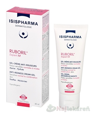 ISIS RUBORIL Expert M gél-krém pleť so sklonom k začervenaniu 40 ml