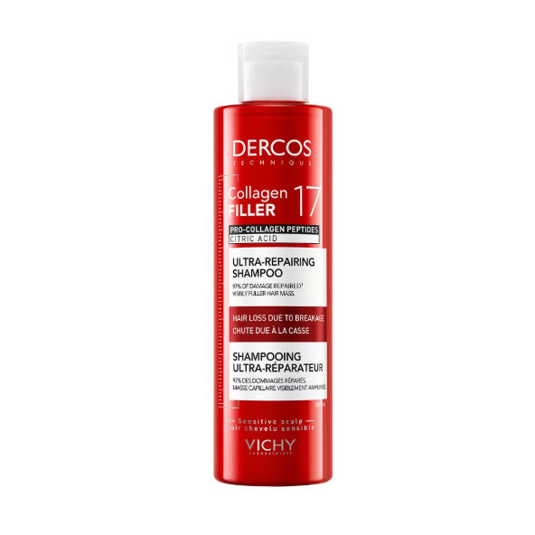 VICHY Dercos COLLAGEN 17 FILLER regeneračný šampón 200ml