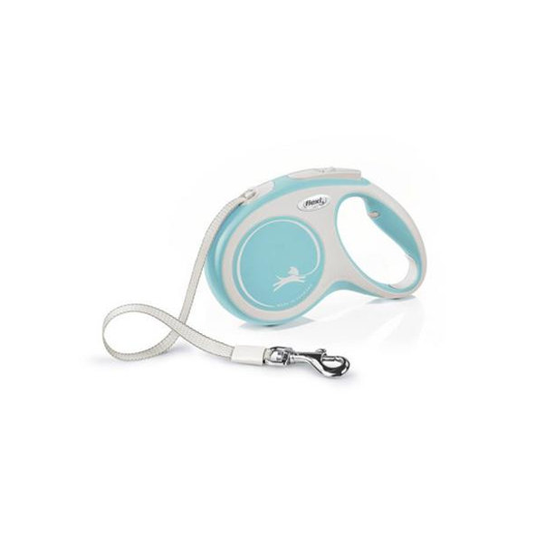 Vodítko Flexi New Comfort S páska 5 m svetlomodré (do 15 kg)