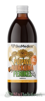 EkoMedica SK Púpava Kurkuma Fenikel nápoj 500 ml kúpite na Najlekaren.eu