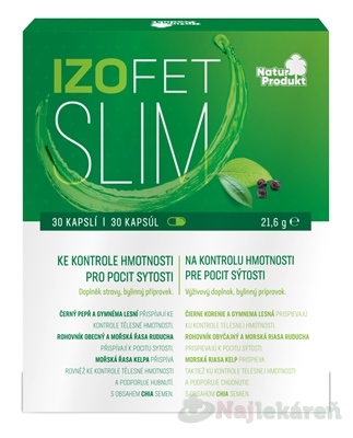 NaturProdukt IZOFET SLIM 30 kapsúl