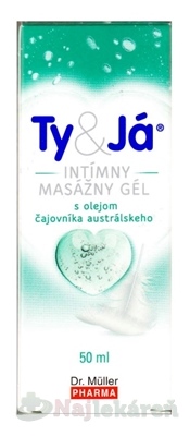 Dr. Müller Ty&Já INTÍMNY MASÁŽNY GÉL s olejom čajovníka austrálskeho 50 ml