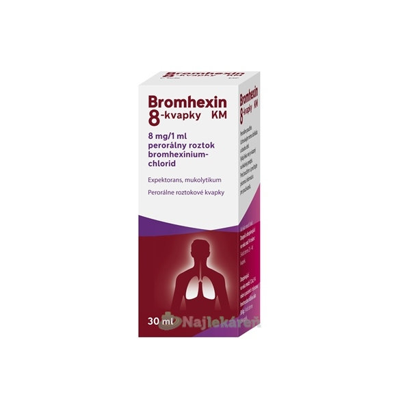 BROMHEXIN 8-KVAPKY KM 30 ml