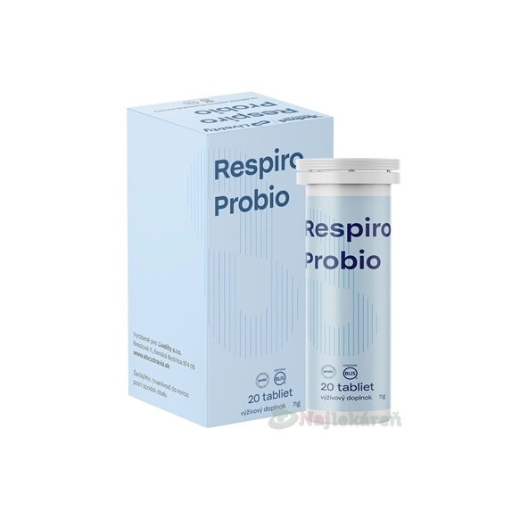 Medveď natural Respiro Probio 20 cmúľacích tabliet