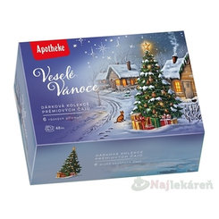 APOTHEKE Veselé Vianoce prémiové čaje 6 druhov