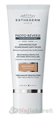 Esthederm Photo Reverse tónovací medium beige krém pre pleť s pigmentovým škvrnami 50 ml kúpite na Najlekaren.eu