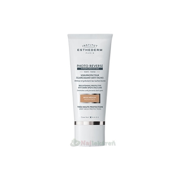 INSTITUT ESTHEDERM PHOTO REVERSE MEDIUM BEIGE tónovaný krém 50ml