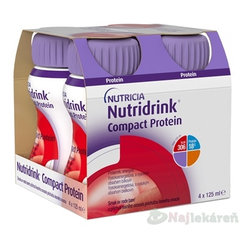 Nutridrink Compact Protein s príchuťou lesného ovocia 4 x 125 ml