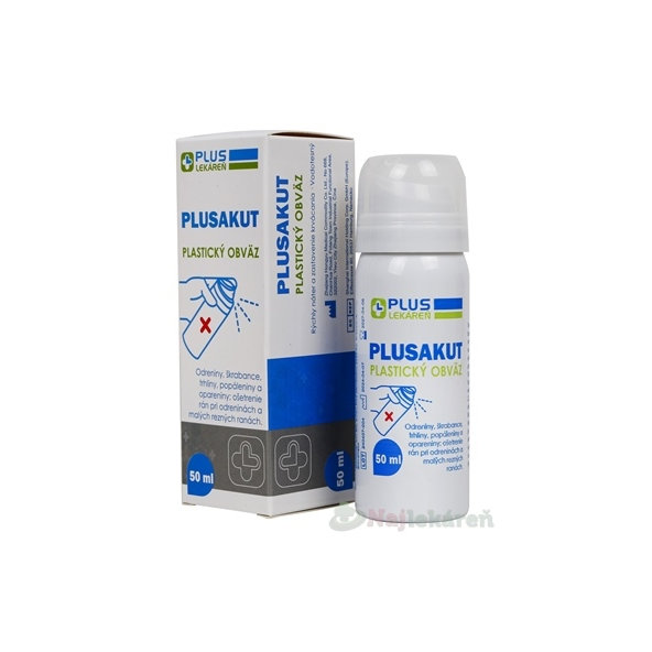 PLUS LEKÁREŇ PLUSAKUT PLASTICKY OBVAZ 50ML