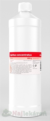 Spiritus concentratus 85 % 800 g kúpite na Najlekaren.eu