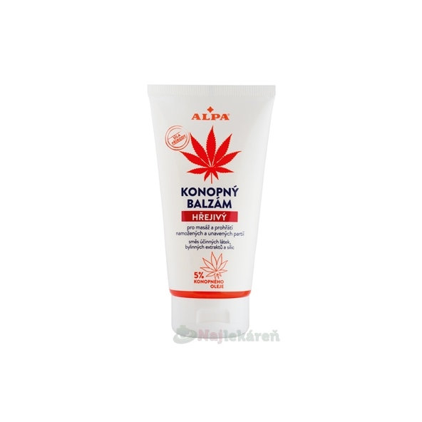 Alpa Konopný balzam hrejivý 150 ml