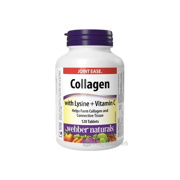 Webber Naturals Collagen Lyzín a Vitamín C 120 tabliet
