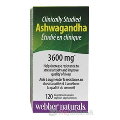 Webber Naturals Ashwagandha 120 kapsúl