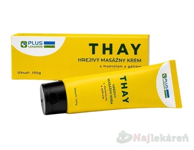 Plus Lekáreň Thay Hrejivý masážny krém s mentolom a gáfrom 100 g