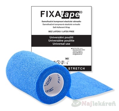 FIXAtape STRETCH Samofixačné ovínadlo modré 7,5cm x 450cm 1 ks kúpite na Najlekaren.eu