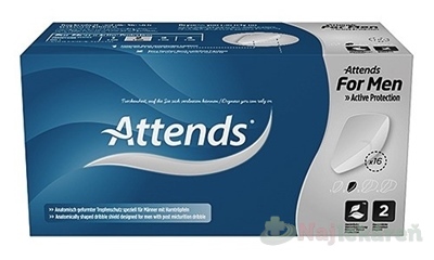 ATTENS For Men 2 inkontinenčné vložky 250ml 16ks