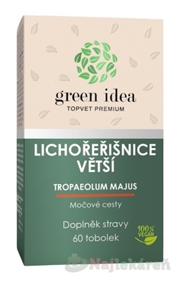 Lichořeřišnice vetší Plus Kapucínka väčšia 60 kapsúl