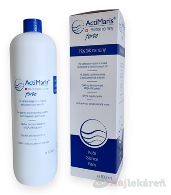 ACTIMARIS Forte roztok na čistenie a hojenie rán 1000 ml kúpite na Najlekaren.eu