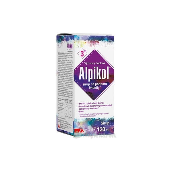 ALPIKOL sirup na podporu imunity 120 ml