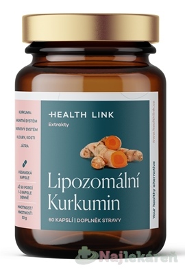 Health Link Lipozomálny kurkumín 60 kapsúl